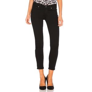PAIGE Black Verdugo Crop Jeans [26]